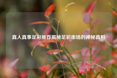 真人真事足彩推荐揭秘足彩市场的神秘真相