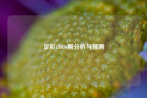 足彩18036期分析与预测